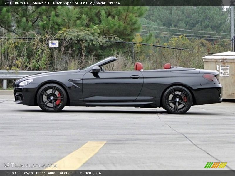  2013 M6 Convertible Black Sapphire Metallic