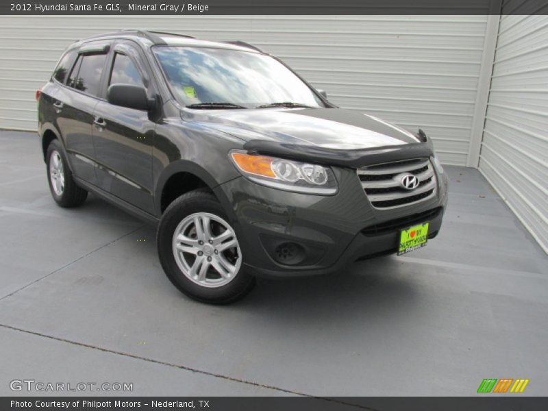 Mineral Gray / Beige 2012 Hyundai Santa Fe GLS