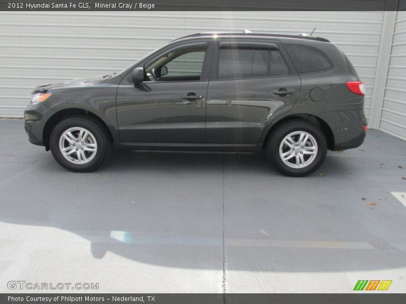 Mineral Gray / Beige 2012 Hyundai Santa Fe GLS