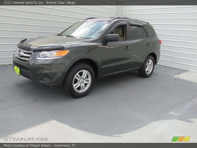 Mineral Gray / Beige 2012 Hyundai Santa Fe GLS
