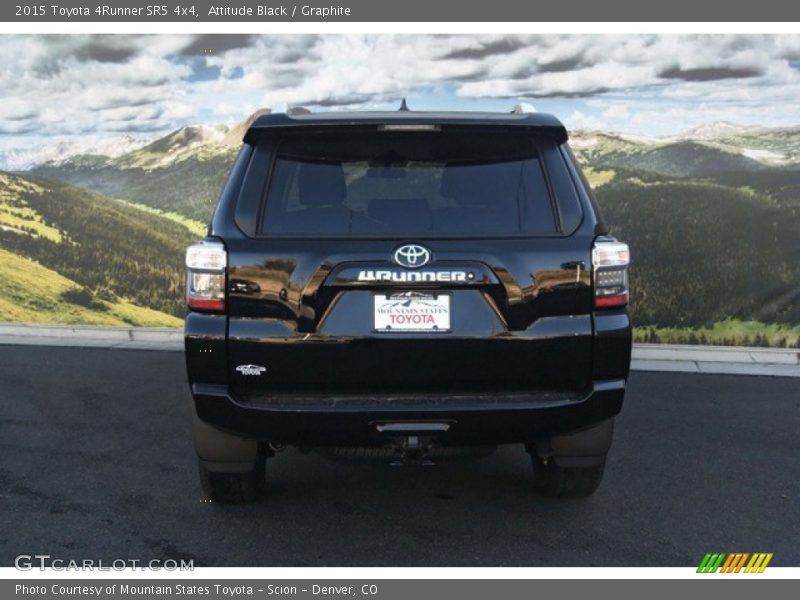 Attitude Black / Graphite 2015 Toyota 4Runner SR5 4x4