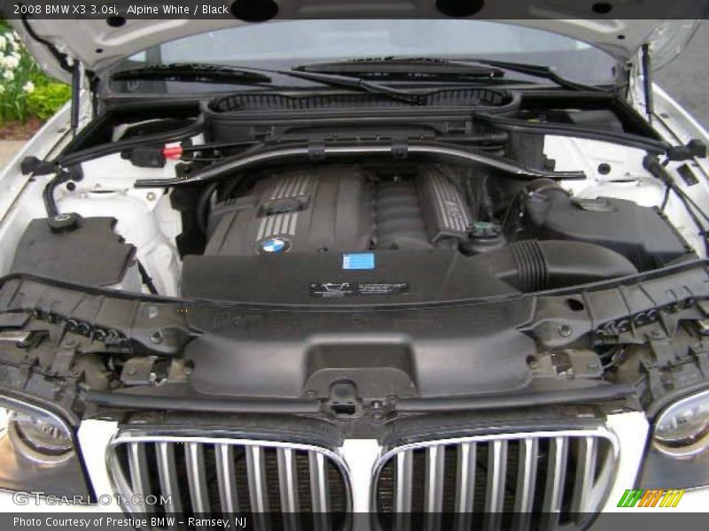 Alpine White / Black 2008 BMW X3 3.0si