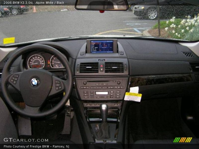Alpine White / Black 2008 BMW X3 3.0si
