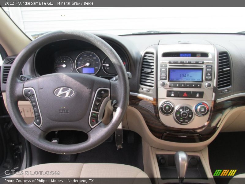 Mineral Gray / Beige 2012 Hyundai Santa Fe GLS