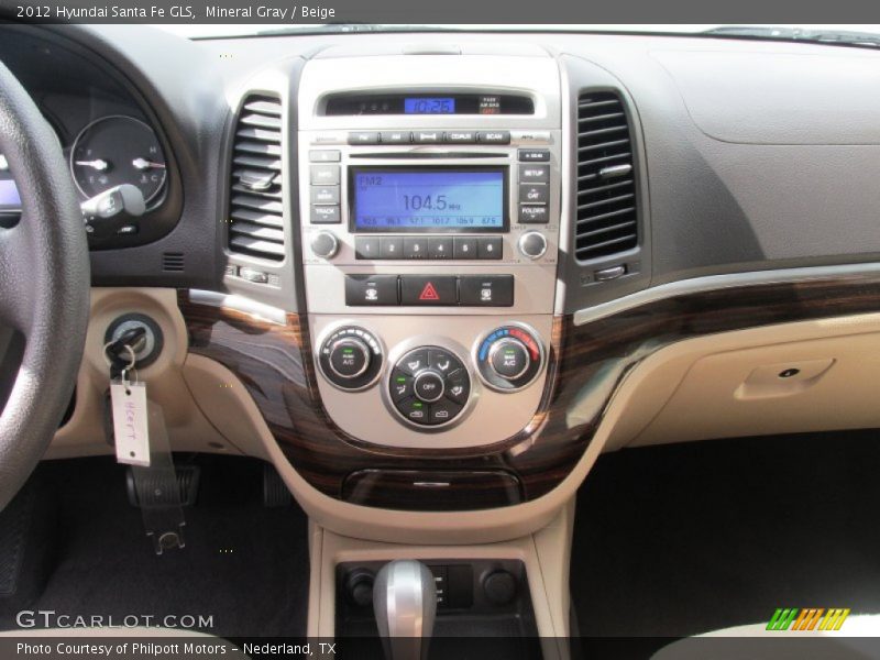 Mineral Gray / Beige 2012 Hyundai Santa Fe GLS