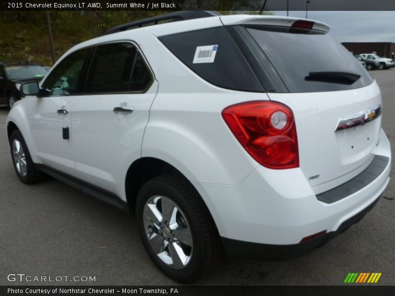 Summit White / Jet Black 2015 Chevrolet Equinox LT AWD