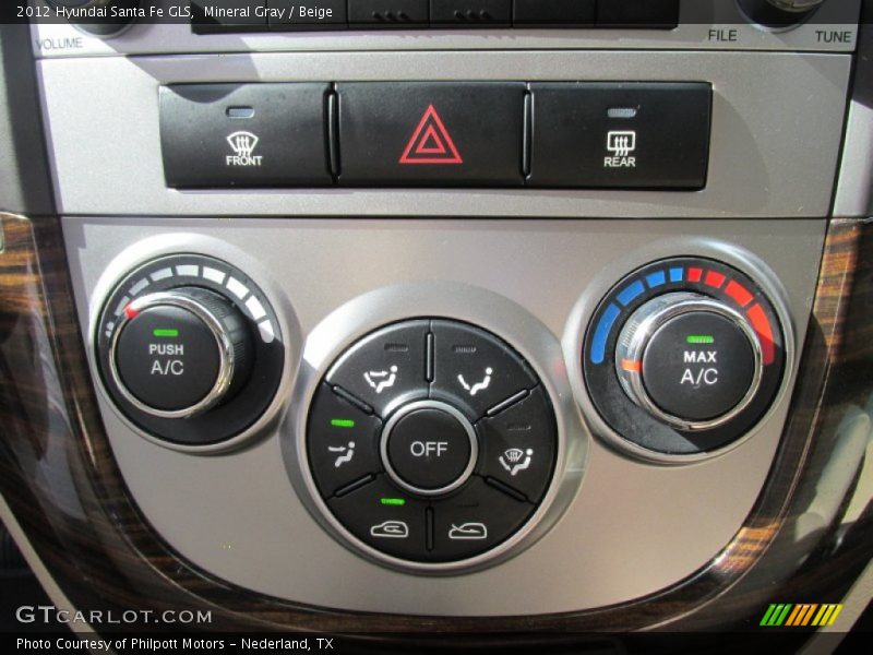 Mineral Gray / Beige 2012 Hyundai Santa Fe GLS