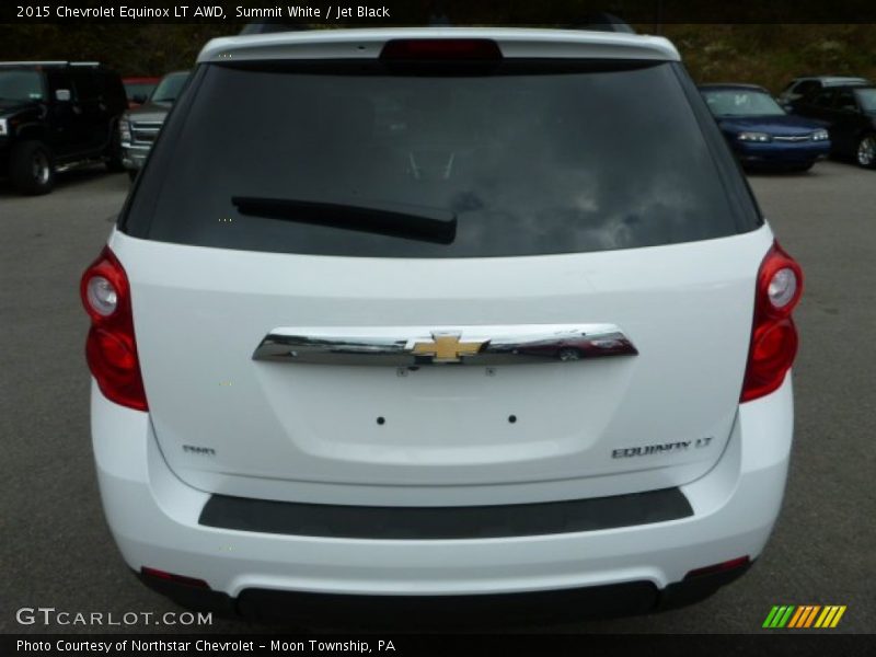 Summit White / Jet Black 2015 Chevrolet Equinox LT AWD