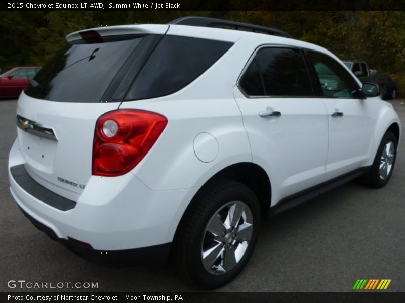 Summit White / Jet Black 2015 Chevrolet Equinox LT AWD