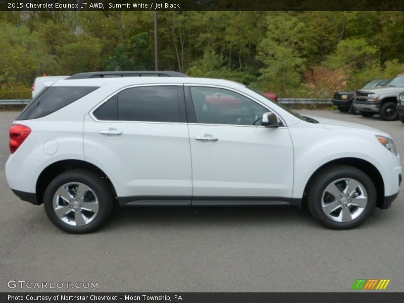 Summit White / Jet Black 2015 Chevrolet Equinox LT AWD