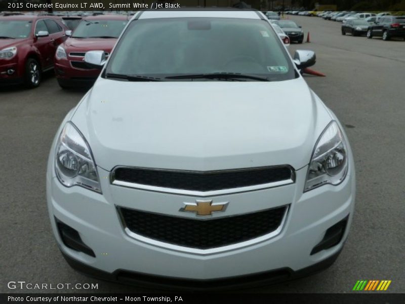 Summit White / Jet Black 2015 Chevrolet Equinox LT AWD