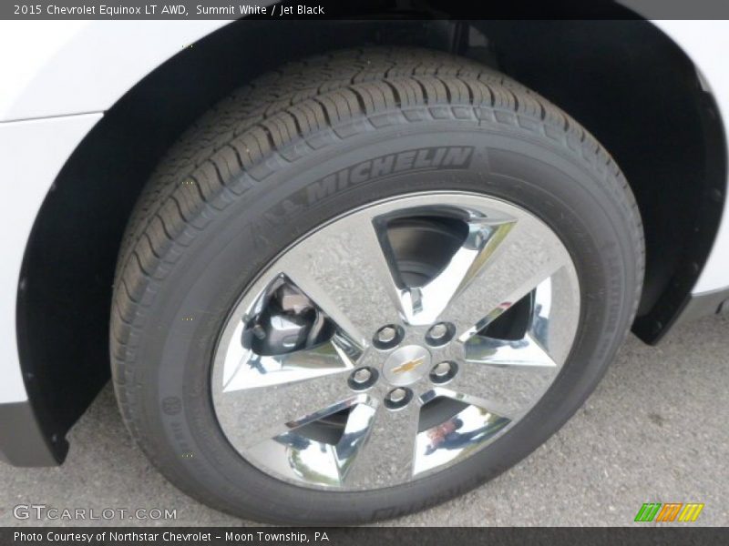 Summit White / Jet Black 2015 Chevrolet Equinox LT AWD