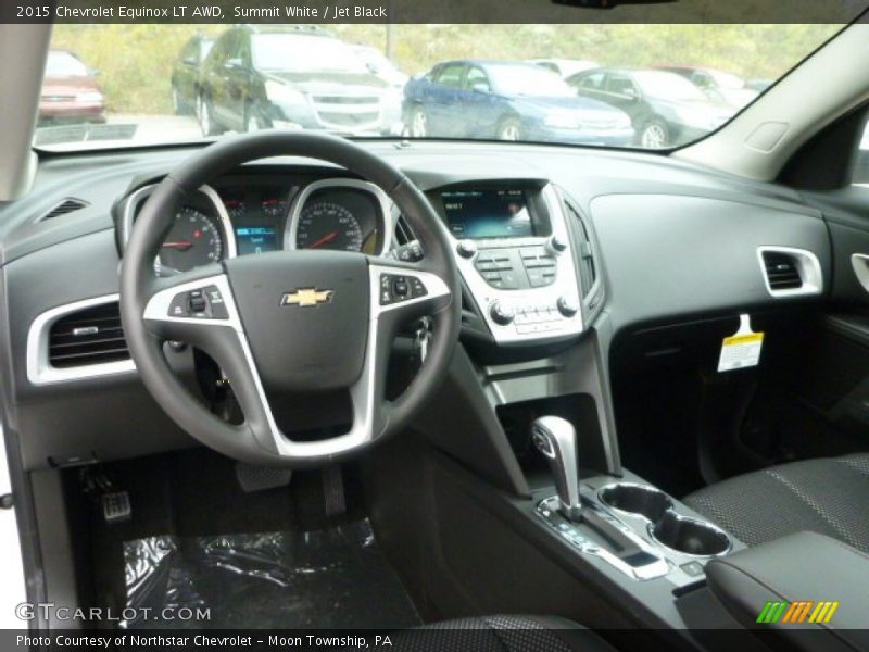 Summit White / Jet Black 2015 Chevrolet Equinox LT AWD