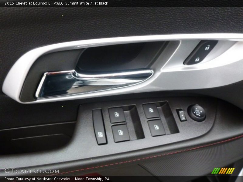 Summit White / Jet Black 2015 Chevrolet Equinox LT AWD