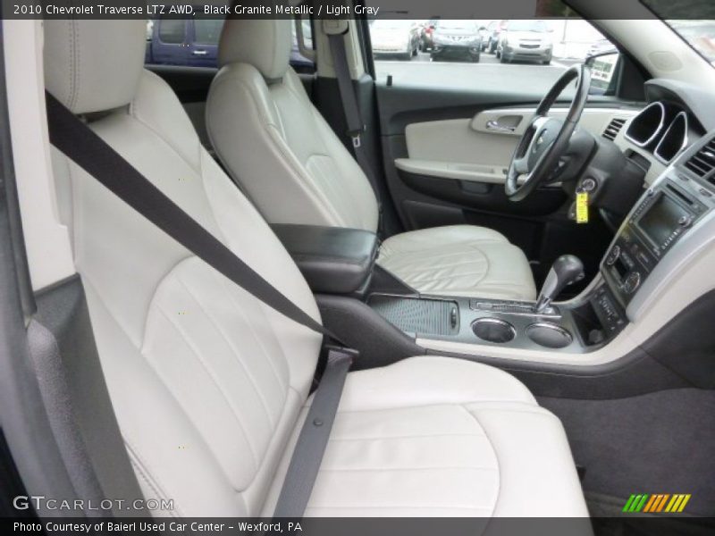 Black Granite Metallic / Light Gray 2010 Chevrolet Traverse LTZ AWD