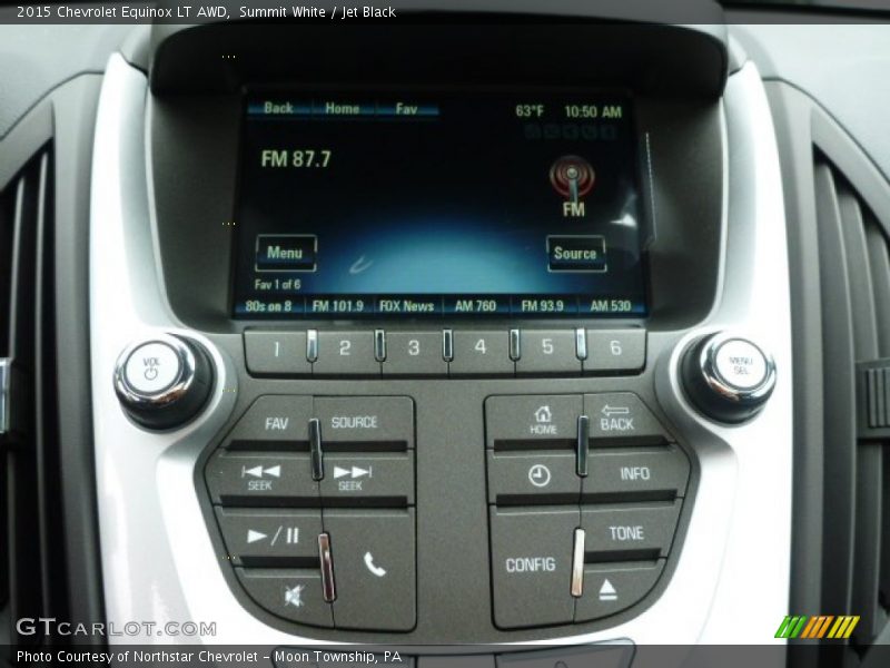 Summit White / Jet Black 2015 Chevrolet Equinox LT AWD