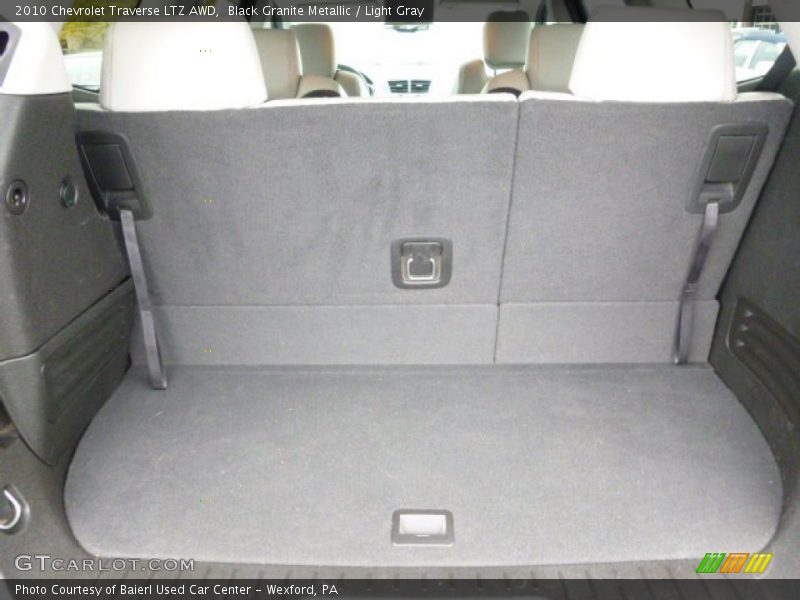 Black Granite Metallic / Light Gray 2010 Chevrolet Traverse LTZ AWD