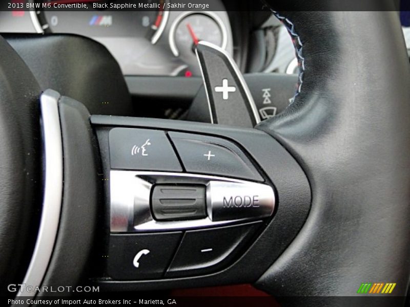 Controls of 2013 M6 Convertible