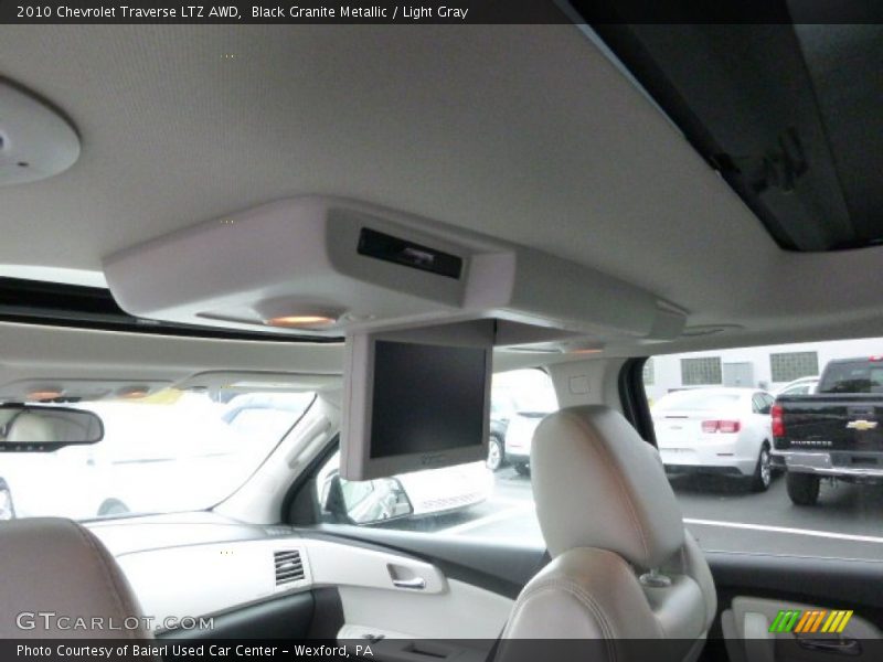 Black Granite Metallic / Light Gray 2010 Chevrolet Traverse LTZ AWD