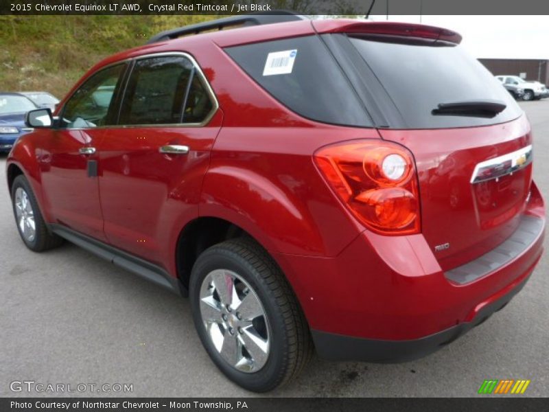 Crystal Red Tintcoat / Jet Black 2015 Chevrolet Equinox LT AWD