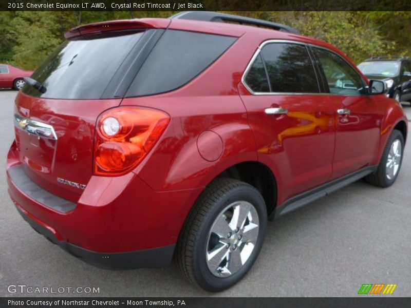 Crystal Red Tintcoat / Jet Black 2015 Chevrolet Equinox LT AWD