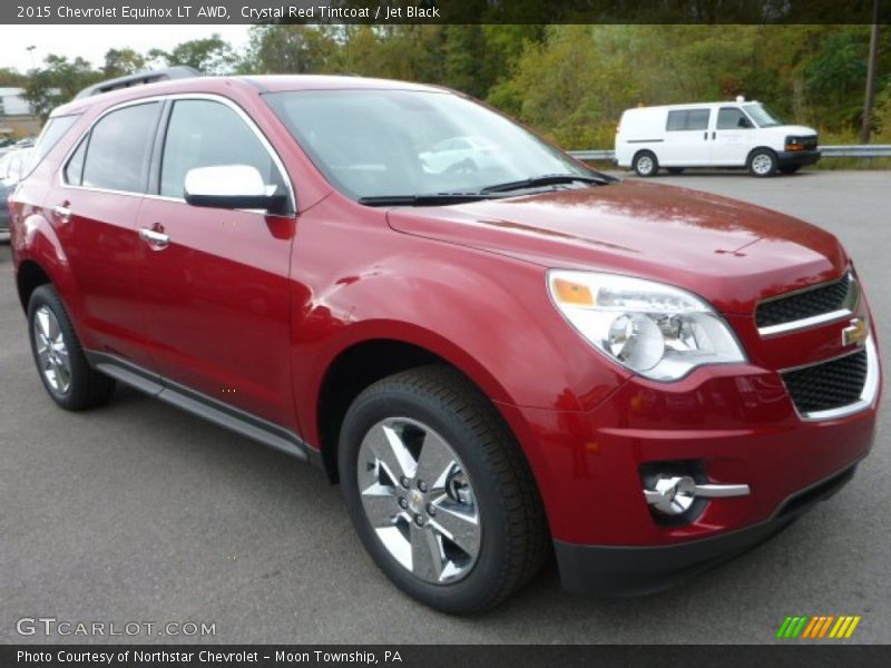Crystal Red Tintcoat / Jet Black 2015 Chevrolet Equinox LT AWD