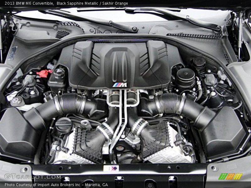  2013 M6 Convertible Engine - 4.4 Liter DI M TwinPower Turbocharged DOHC 32-Valve VVT V8