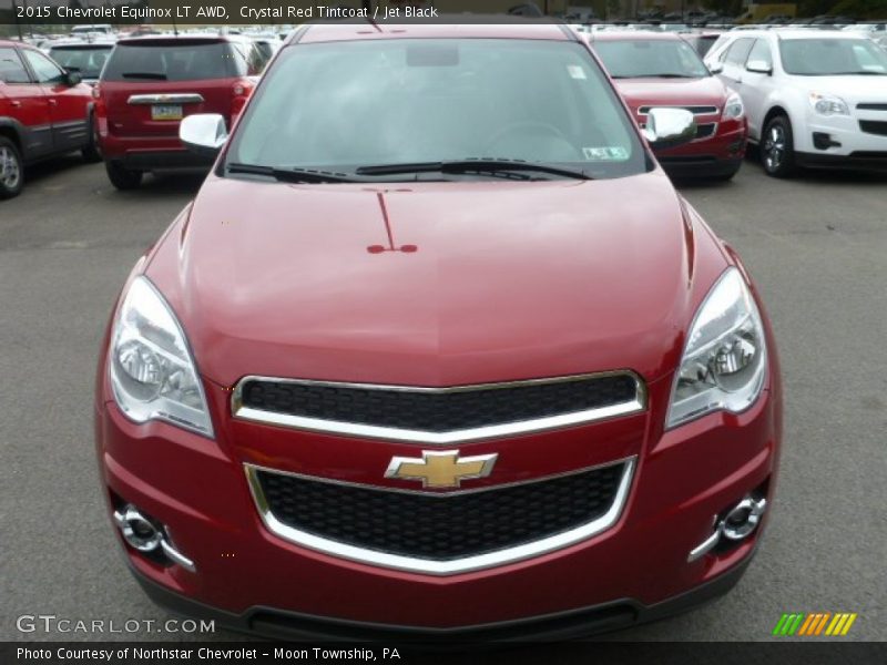 Crystal Red Tintcoat / Jet Black 2015 Chevrolet Equinox LT AWD