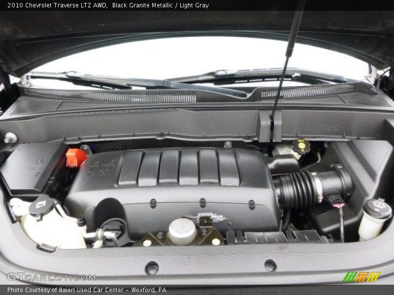 Black Granite Metallic / Light Gray 2010 Chevrolet Traverse LTZ AWD
