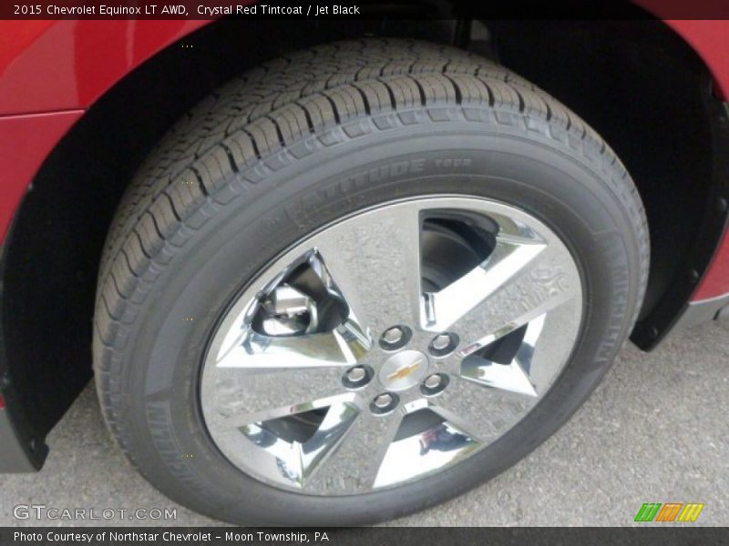 Crystal Red Tintcoat / Jet Black 2015 Chevrolet Equinox LT AWD