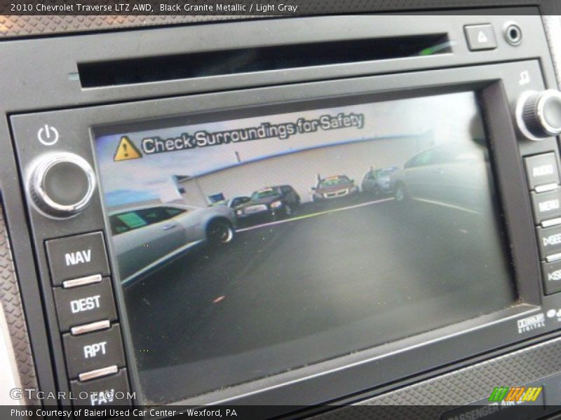 Black Granite Metallic / Light Gray 2010 Chevrolet Traverse LTZ AWD