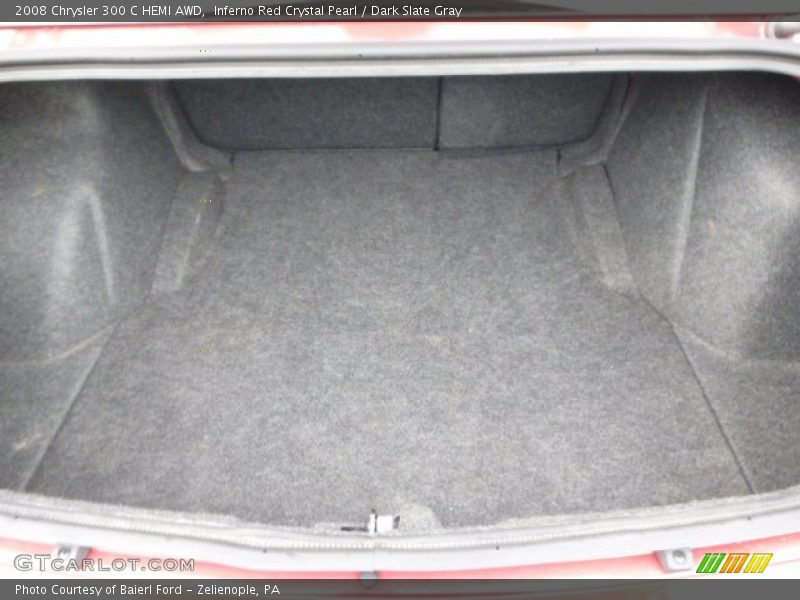 Inferno Red Crystal Pearl / Dark Slate Gray 2008 Chrysler 300 C HEMI AWD