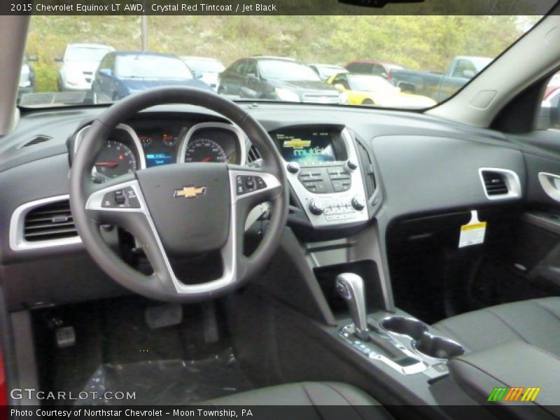 Crystal Red Tintcoat / Jet Black 2015 Chevrolet Equinox LT AWD