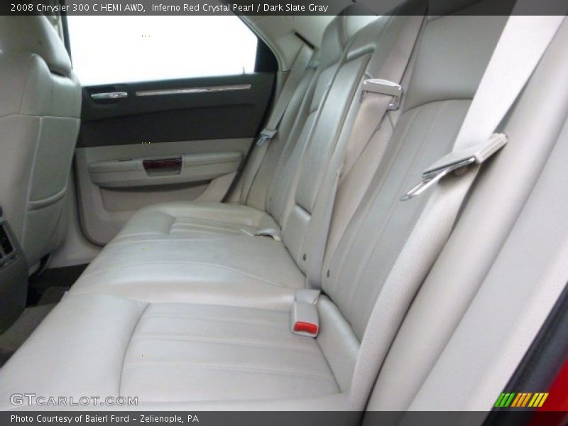 Inferno Red Crystal Pearl / Dark Slate Gray 2008 Chrysler 300 C HEMI AWD