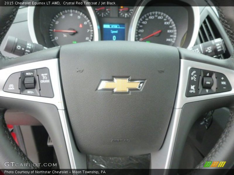 Crystal Red Tintcoat / Jet Black 2015 Chevrolet Equinox LT AWD