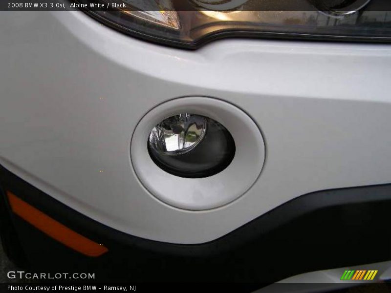 Alpine White / Black 2008 BMW X3 3.0si