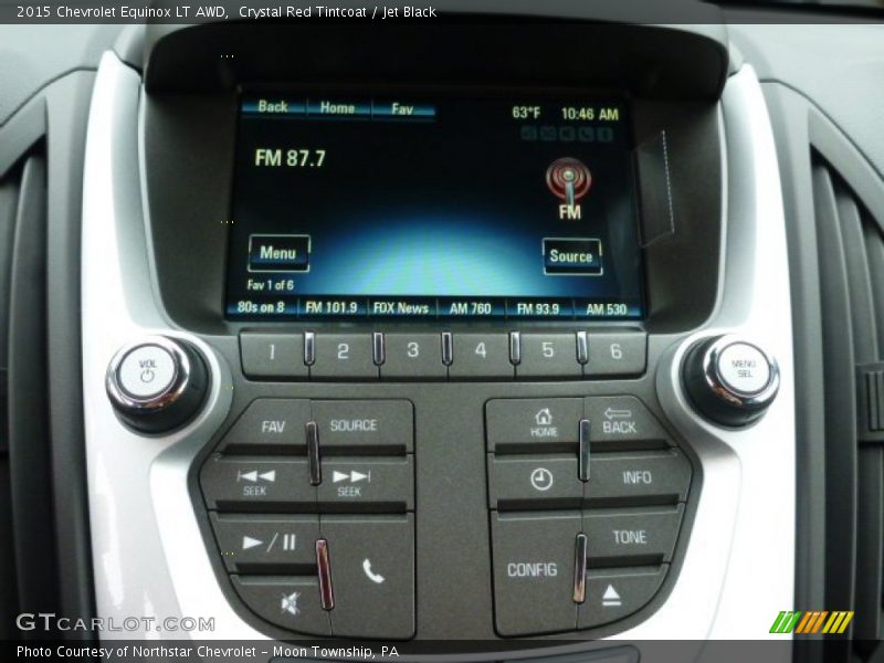 Crystal Red Tintcoat / Jet Black 2015 Chevrolet Equinox LT AWD