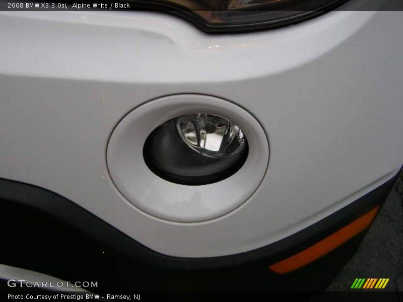 Alpine White / Black 2008 BMW X3 3.0si