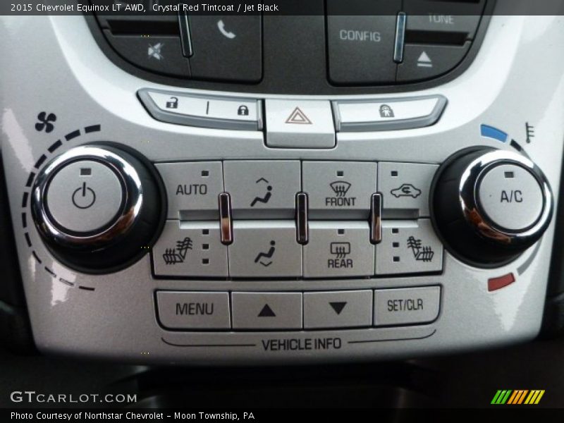 Crystal Red Tintcoat / Jet Black 2015 Chevrolet Equinox LT AWD