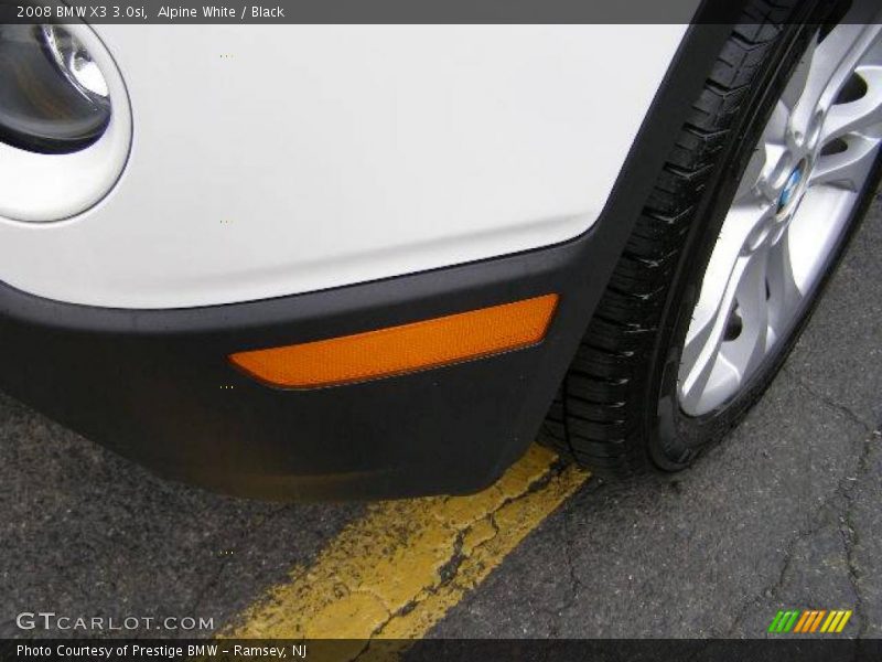 Alpine White / Black 2008 BMW X3 3.0si