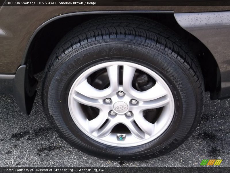 Smokey Brown / Beige 2007 Kia Sportage EX V6 4WD