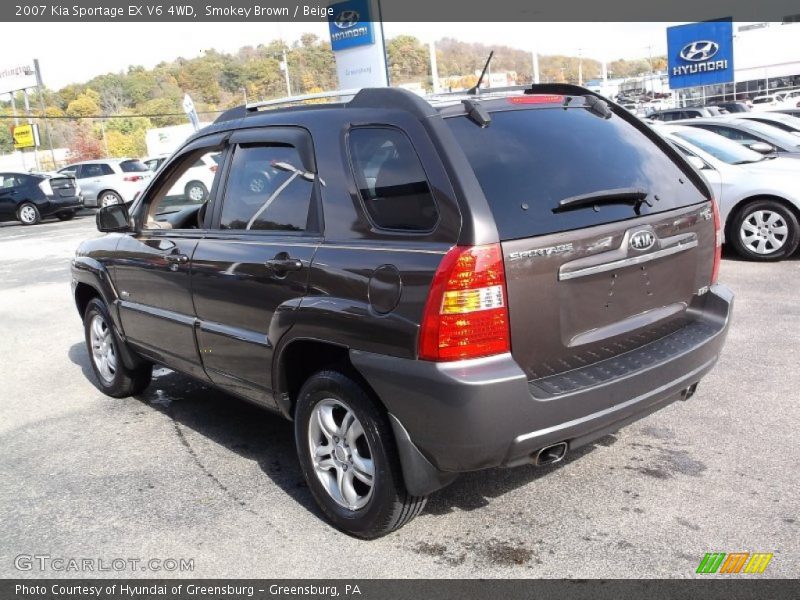 Smokey Brown / Beige 2007 Kia Sportage EX V6 4WD