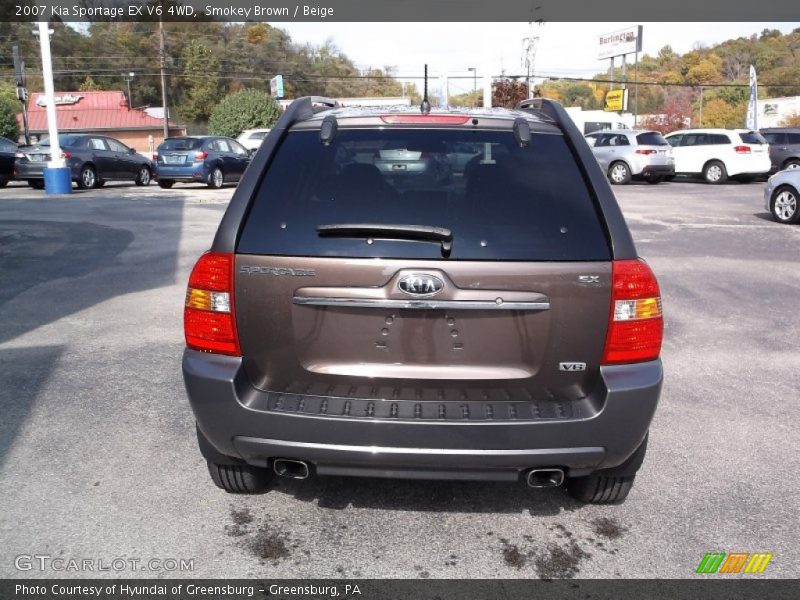 Smokey Brown / Beige 2007 Kia Sportage EX V6 4WD