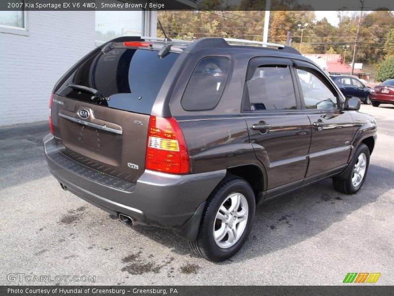 Smokey Brown / Beige 2007 Kia Sportage EX V6 4WD