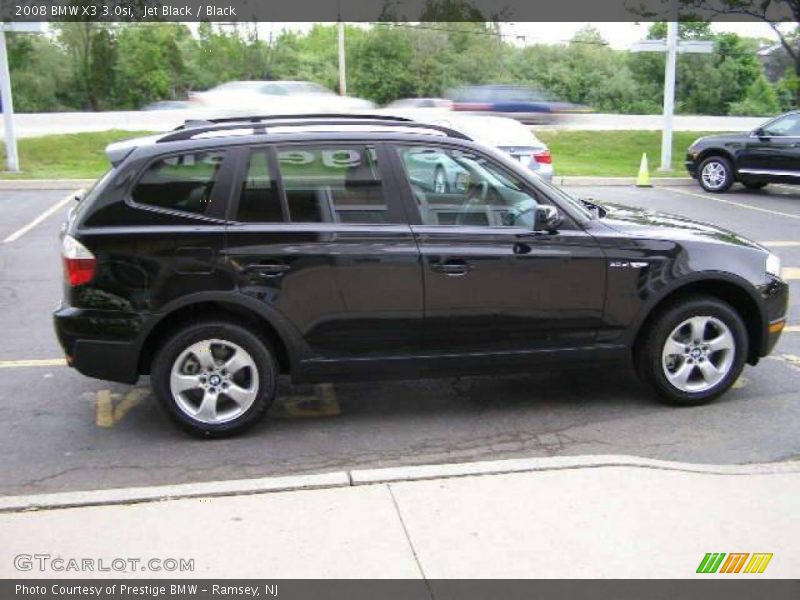 Jet Black / Black 2008 BMW X3 3.0si