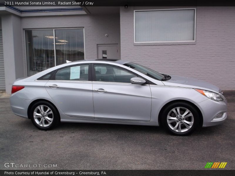 Radiant Silver / Gray 2011 Hyundai Sonata Limited