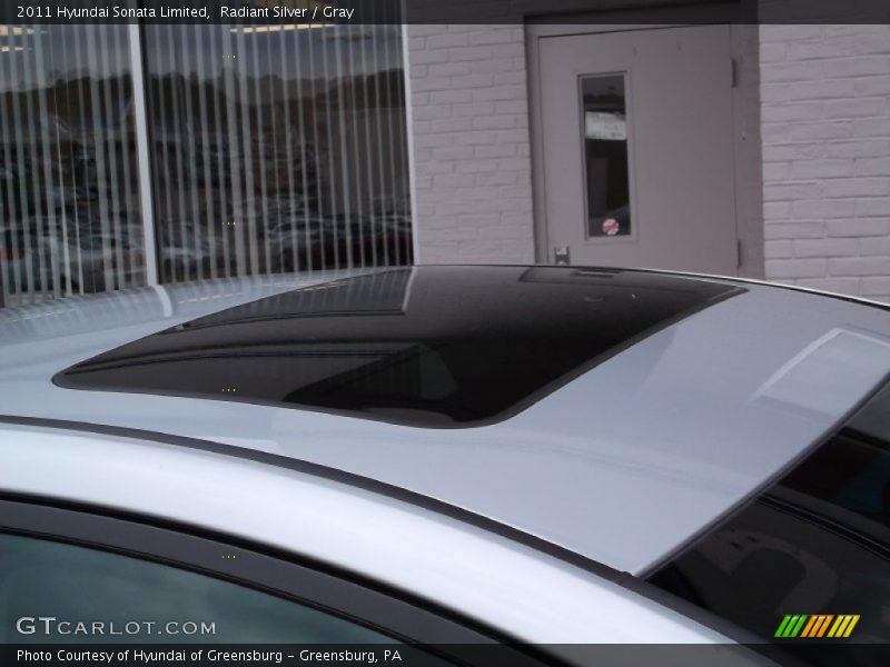 Radiant Silver / Gray 2011 Hyundai Sonata Limited