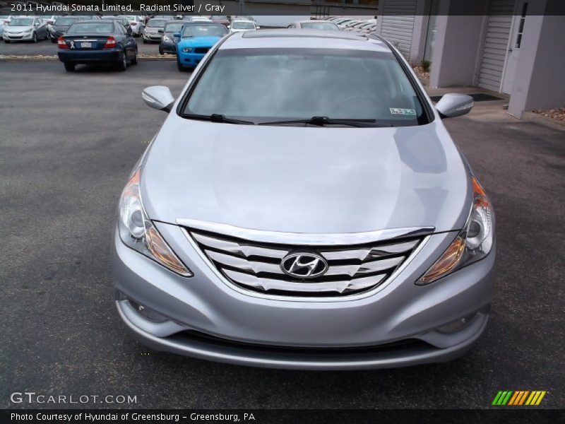 Radiant Silver / Gray 2011 Hyundai Sonata Limited