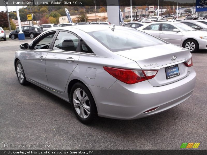 Radiant Silver / Gray 2011 Hyundai Sonata Limited