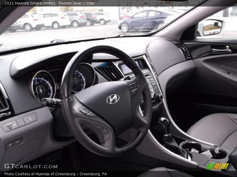 Radiant Silver / Gray 2011 Hyundai Sonata Limited